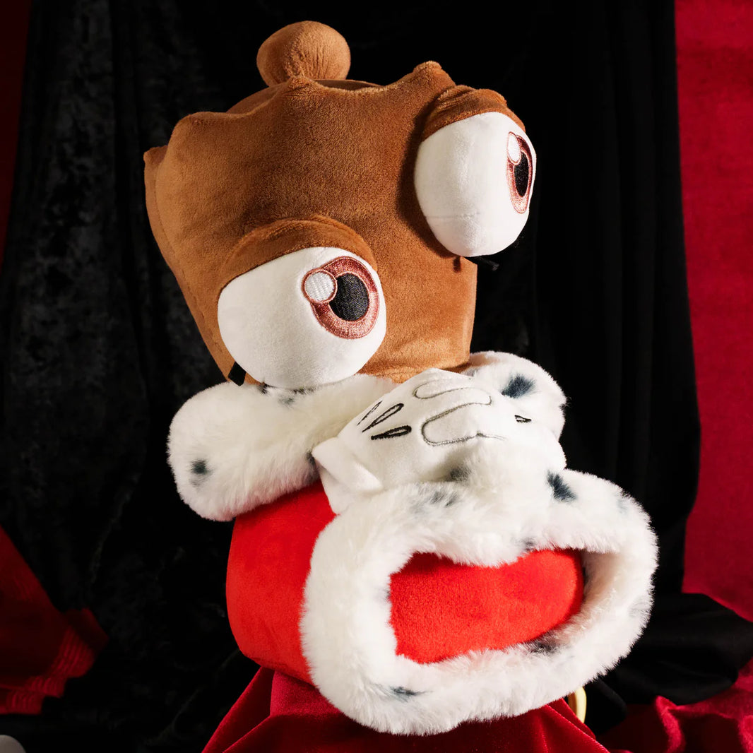 Queenie Plush The Amazing Digital Circus Toy Figure Collectible GoFigment by Glitch new loose plush with large eyes and red cloak