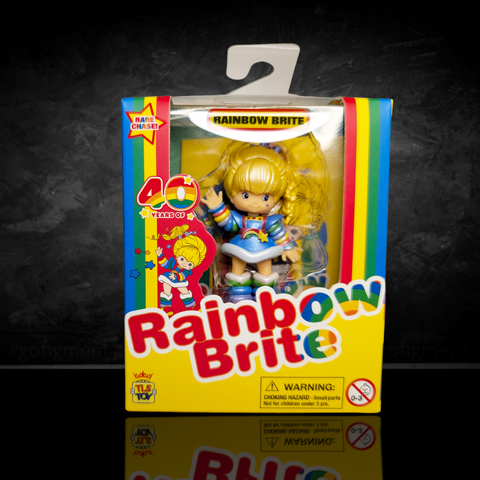 Rainbow Brite SHINY 2.5" Collectible Figures Wave 2 by Loyal Subjects, new in box, 40 Years of Rainbow Brite celebration