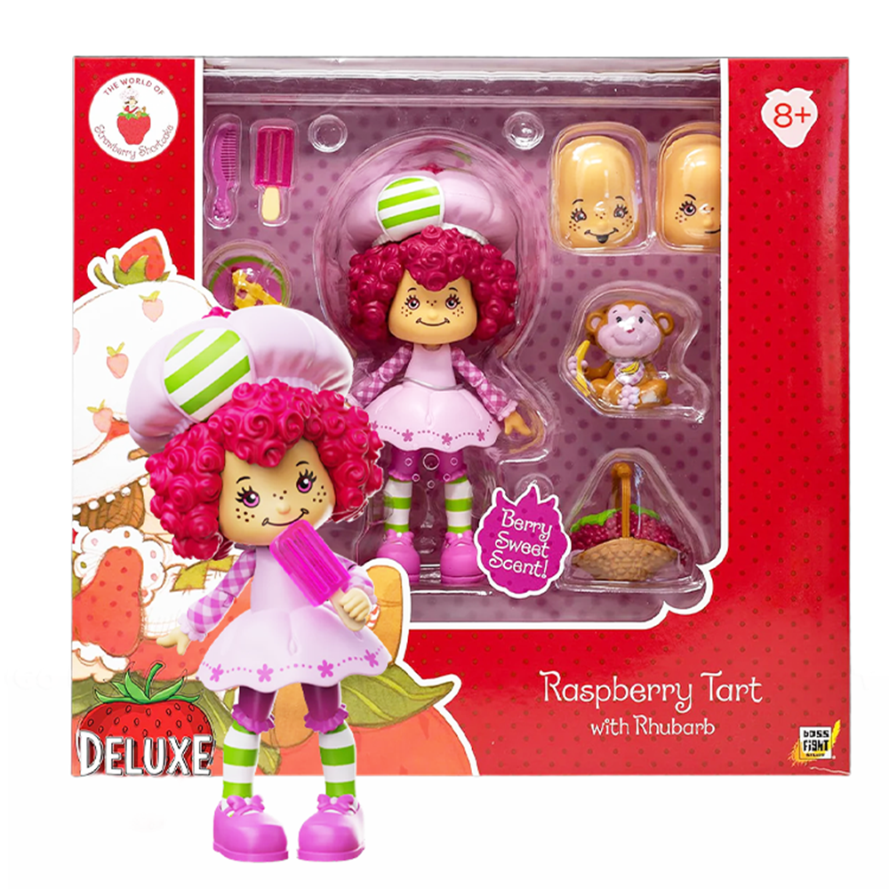 Raspberry Tart Strawberry Shortcake DELUXE Highly Articulated Action Figure 1:12 by Boss Fight Studio Llc with accessories