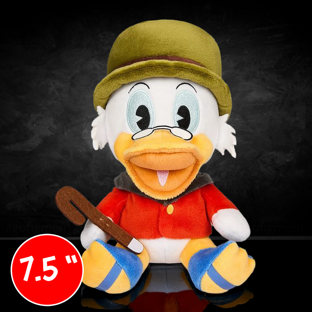 Scrooge McDuck DuckTales Disney Phunny Plush Kidrobot 7.5” new with tags soft collectible toy by Kid Robot