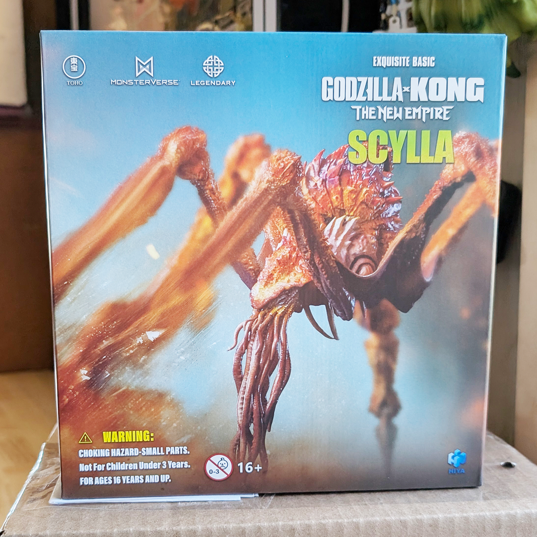 Scylla Godzilla x Kong The New Empire Hiya Toys Exquisite Basic Action Figure NIB in detailed spider-like design by Exquisite