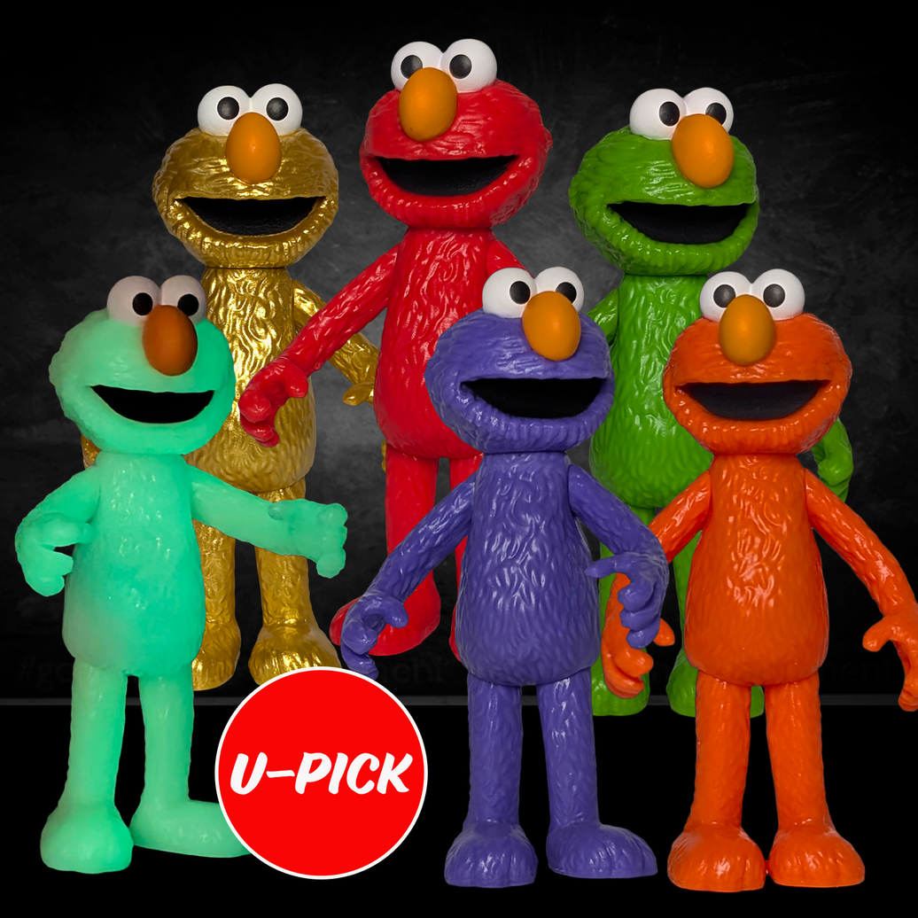 So Many Elmos! Sesame Street Blind Box Wave 4 colorful collectible figures by Go Figment in various bright shades