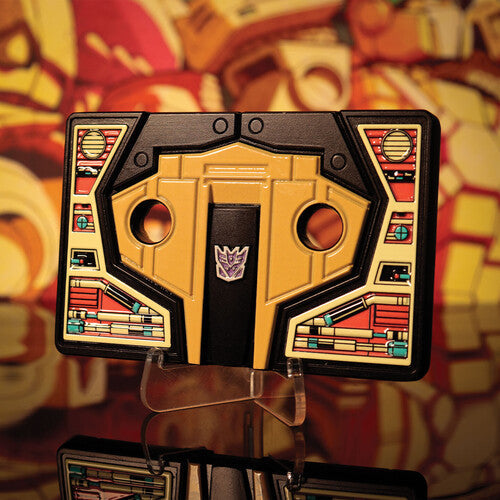This is an image of Transformers - Limited Edition Metal Replica - Soundwave Cassette Tape