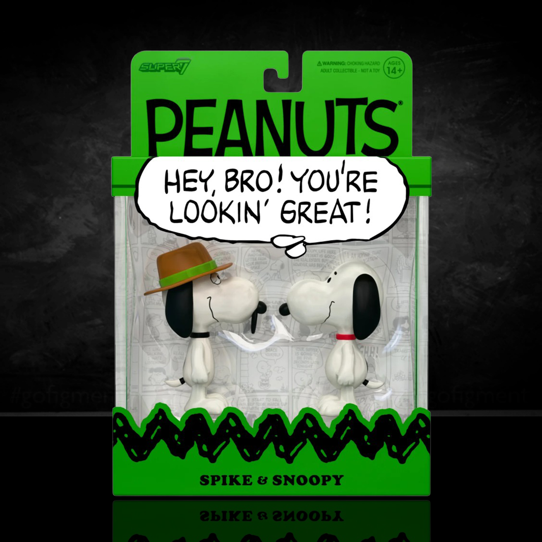 Snoopy & Spike – Peanuts ReAction Figures 2‑Pack Super7 U‑Pick Action Figure Set new in box collectible set