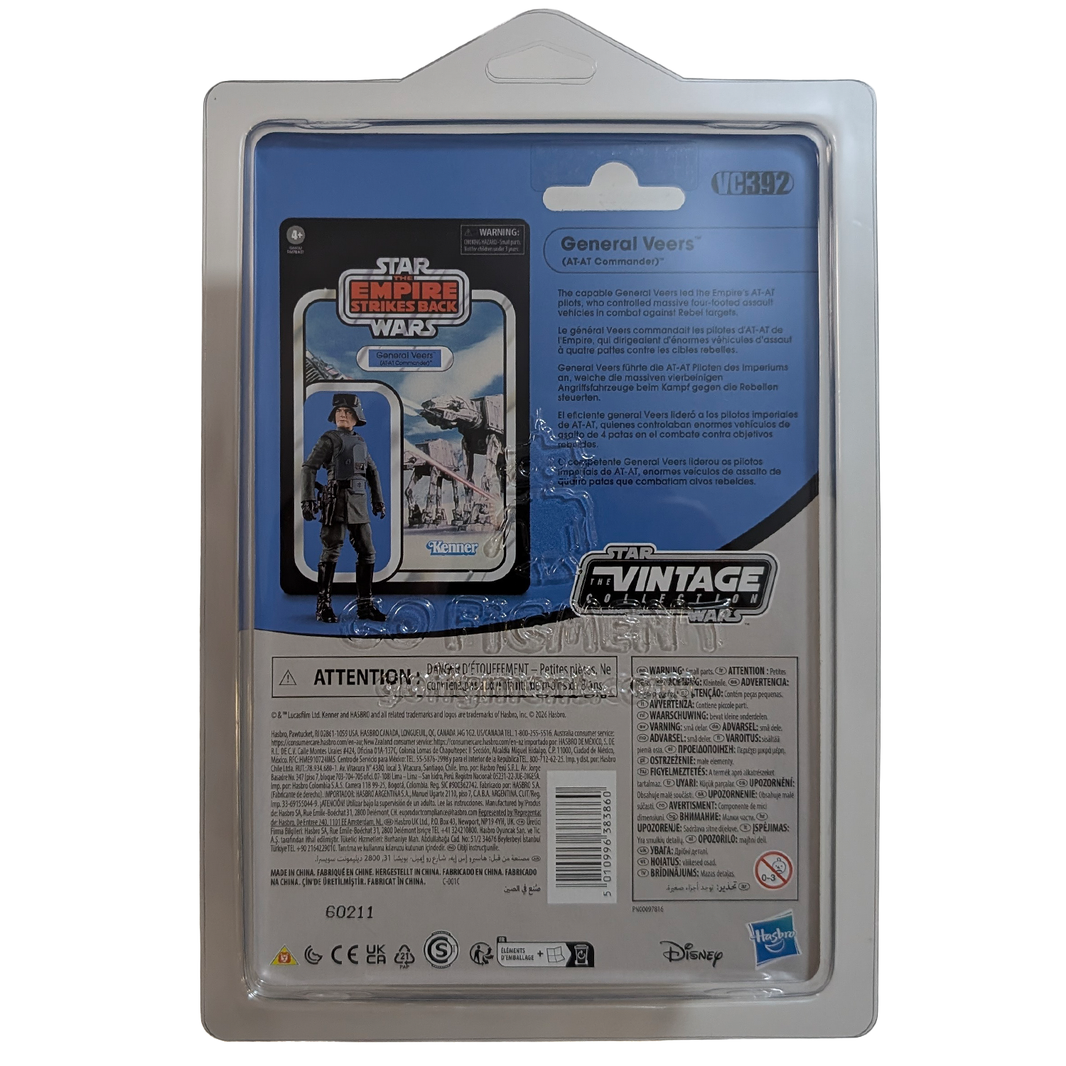 General Veers AT-AT Commander 1:18 | 3.75" Star Wars The Vintage Collection Action Figure (VC392) in case Kenner