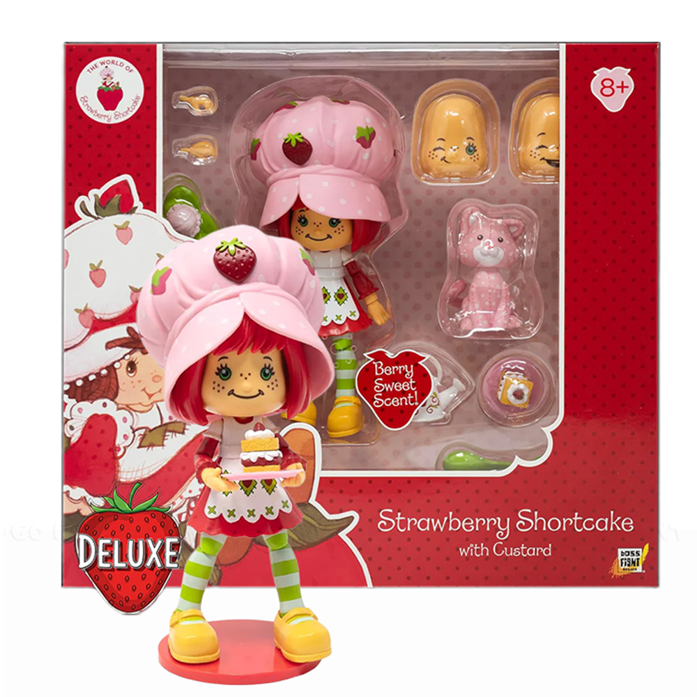 Strawberry Shortcake DELUXE Action Figure 1:12 With Accessories by Boss Fight Studio Llc in collectible packaging