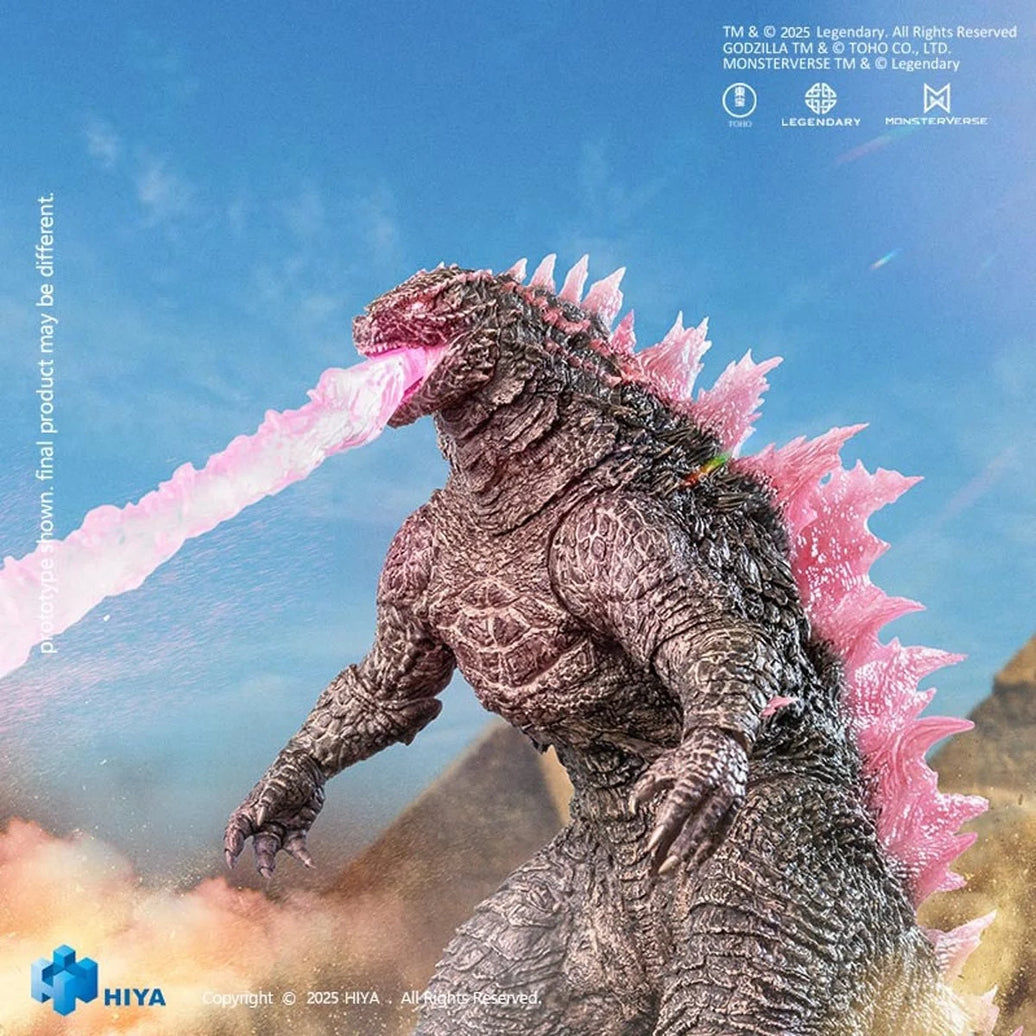 Godzilla x Kong: The New Empire Heat Ray Godzilla Evolved Exquisite Basic Series Action Figure 6 inch new in box by Exquisite