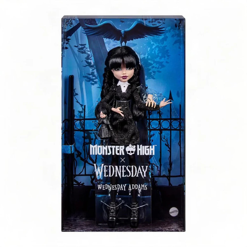 Monster High Wednesday Addams Fashion Doll - Season 2 Edition by Mattel in box