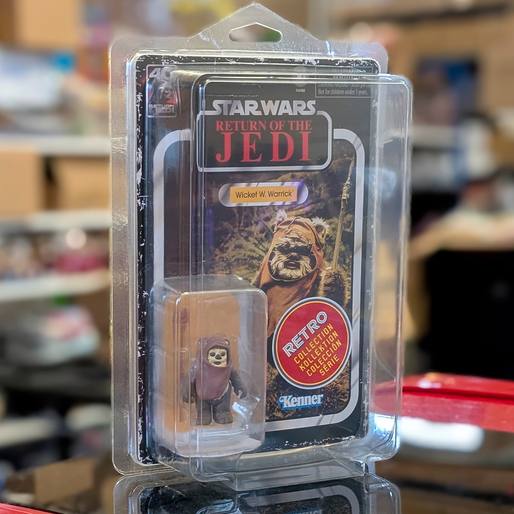 Star Wars Return of the Jedi Wicket W. Warrick Kenner Retro Collection action figure in original packaging