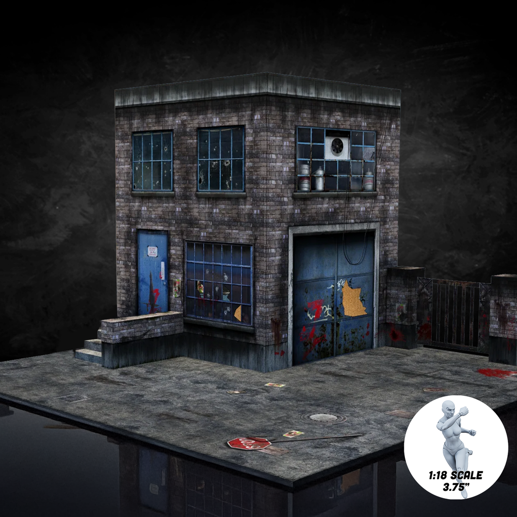 Vitruvian H.A.C.K.S. Zombie Land Complete Set Diorama and 10 Z-Series Action Figure Lot by Boss Fight Studio Llc new in box