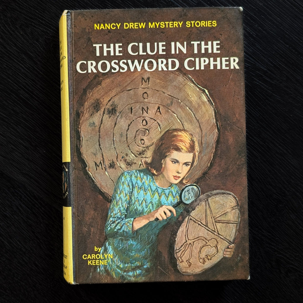 44 The Clue in the Crossword Cipher Nancy Drew Mystery Books -1967