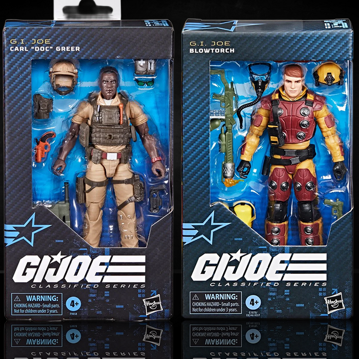 Blowtorch Carl Doc Greer Action Figures GI Joe Classified Series 1:12 Lot of 2 image 0