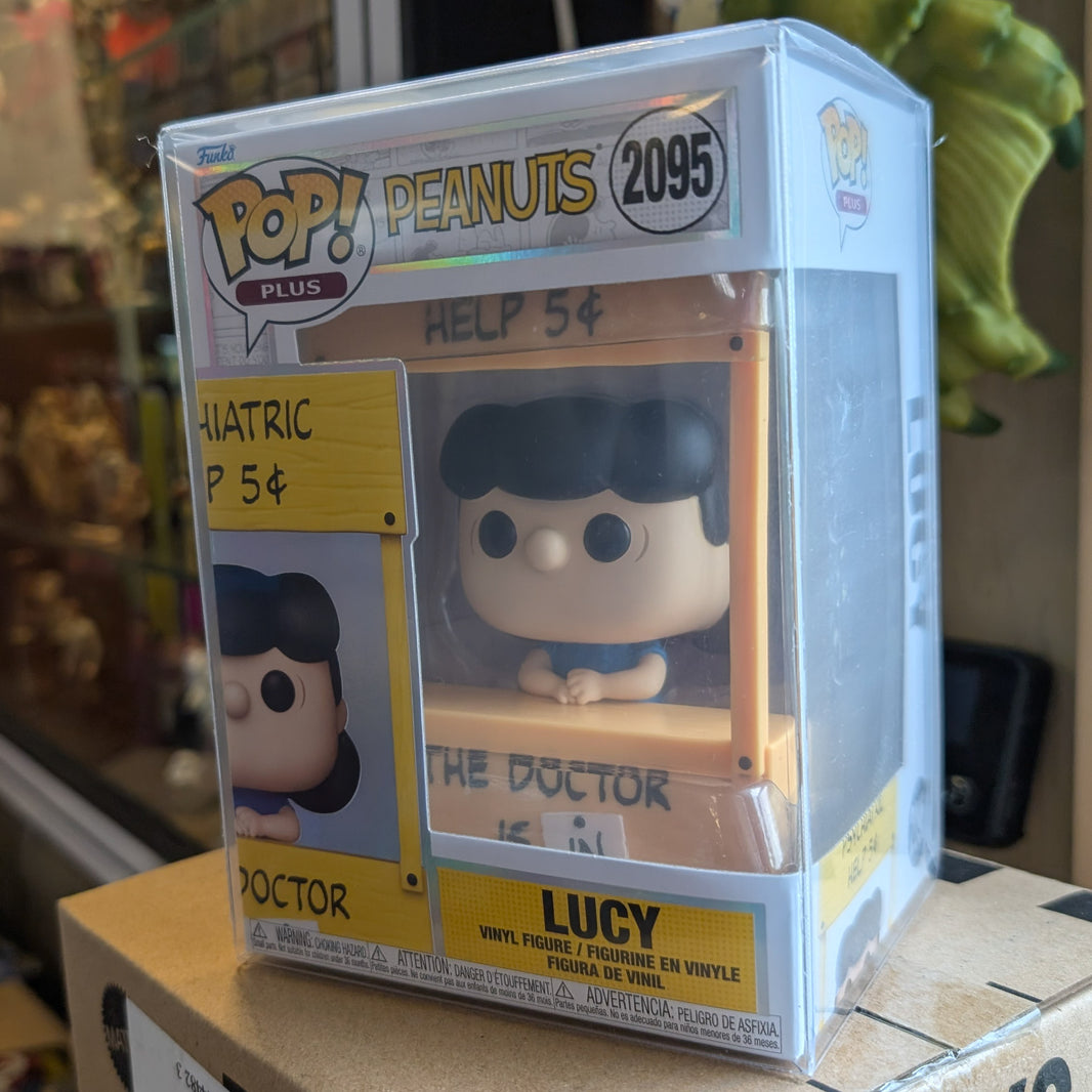 Funko Pop! Plus Peanuts Lucy with Psychiatric Booth Vinyl Figure #2095 - New in box by FUNKO collectible
