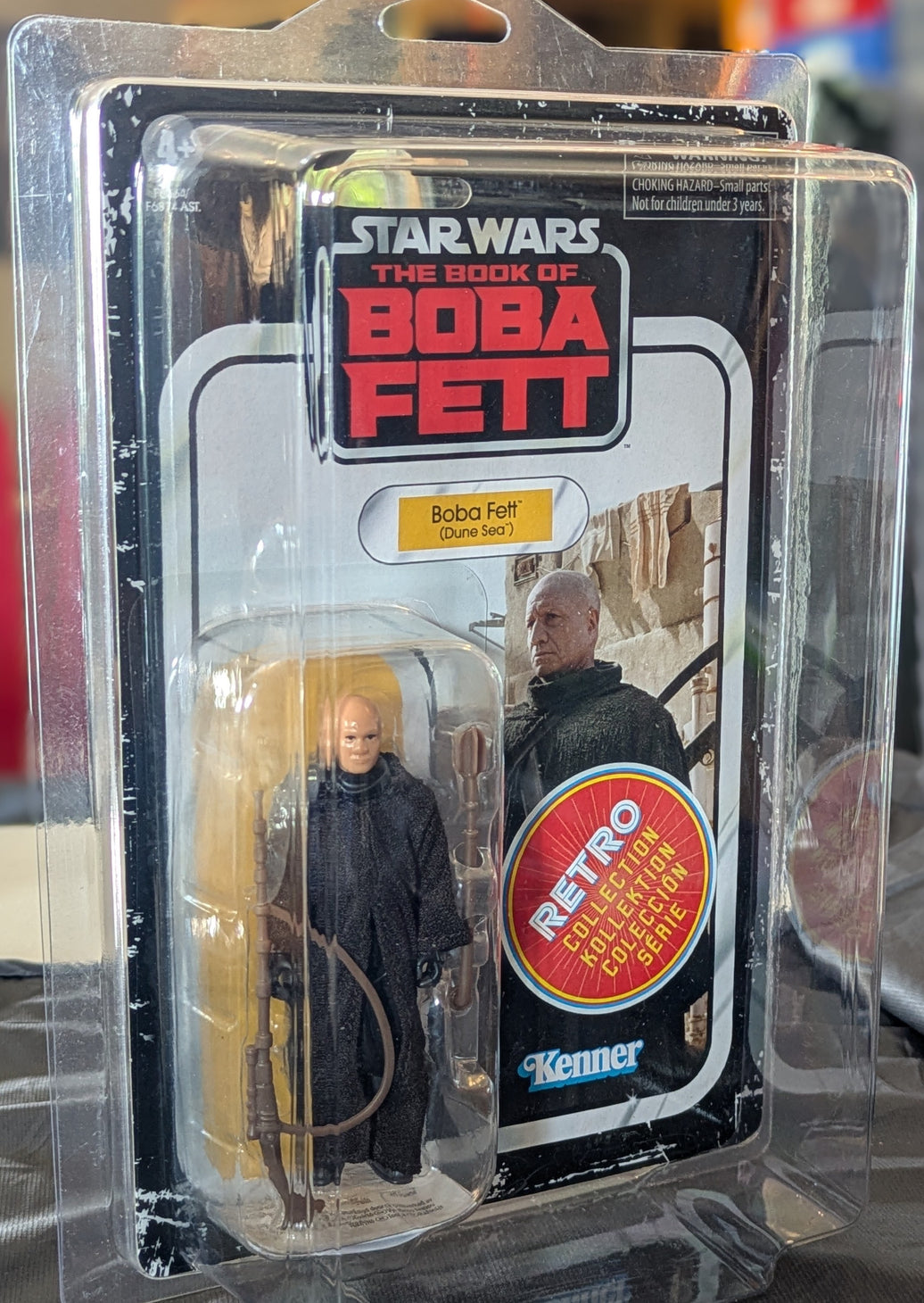 Boba Fett Dune Sea Star Wars Retro Collection Action Figure in case BOBF by Kenner new in box 3.75-inch scale