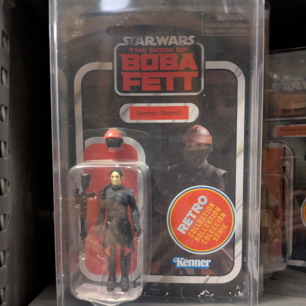 Fennec Shand Star Wars Retro Collection Action Figure in case BOBF by Kenner, 3.75-inch scale, new in box collectible