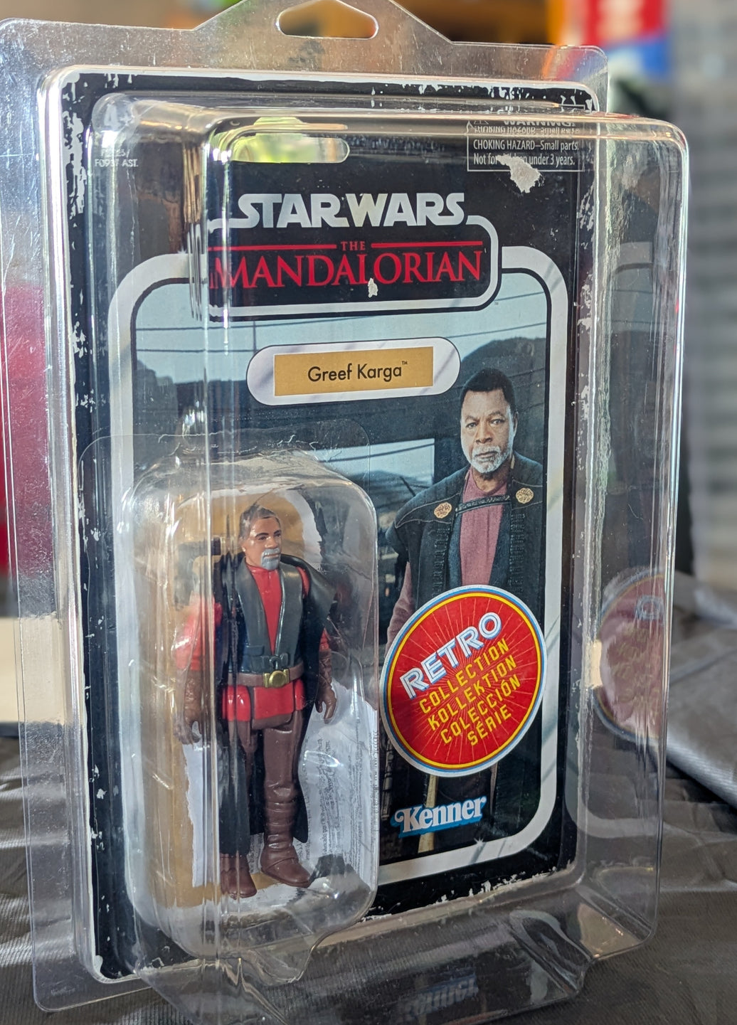 Greef Karga Star Wars Retro Collection Action Figure in case MANDO by Kenner, new in box 3.75-inch collectible toy