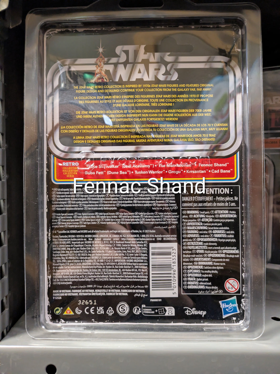 Fennec Shand Star Wars Retro Collection Action Figure in case BOBF by Kenner, new in box 3.75-inch scale collectible