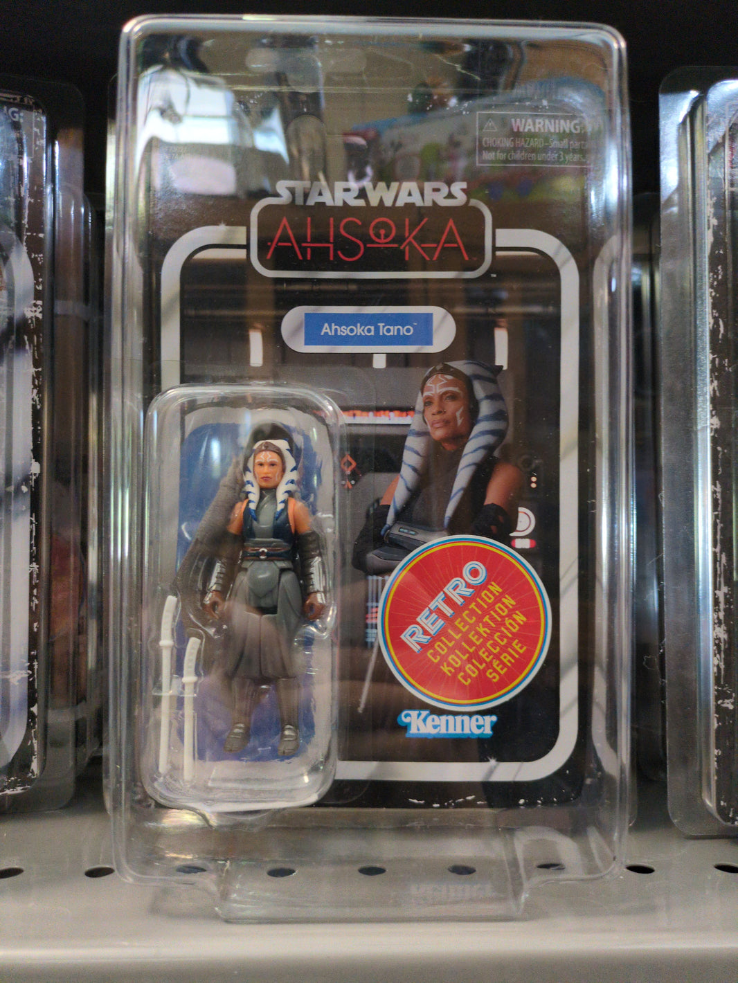 Ahsoka Tano Star Wars Retro Collection Action Figure 1:18 Scale Ahsoka by Kenner new in box collectible toy