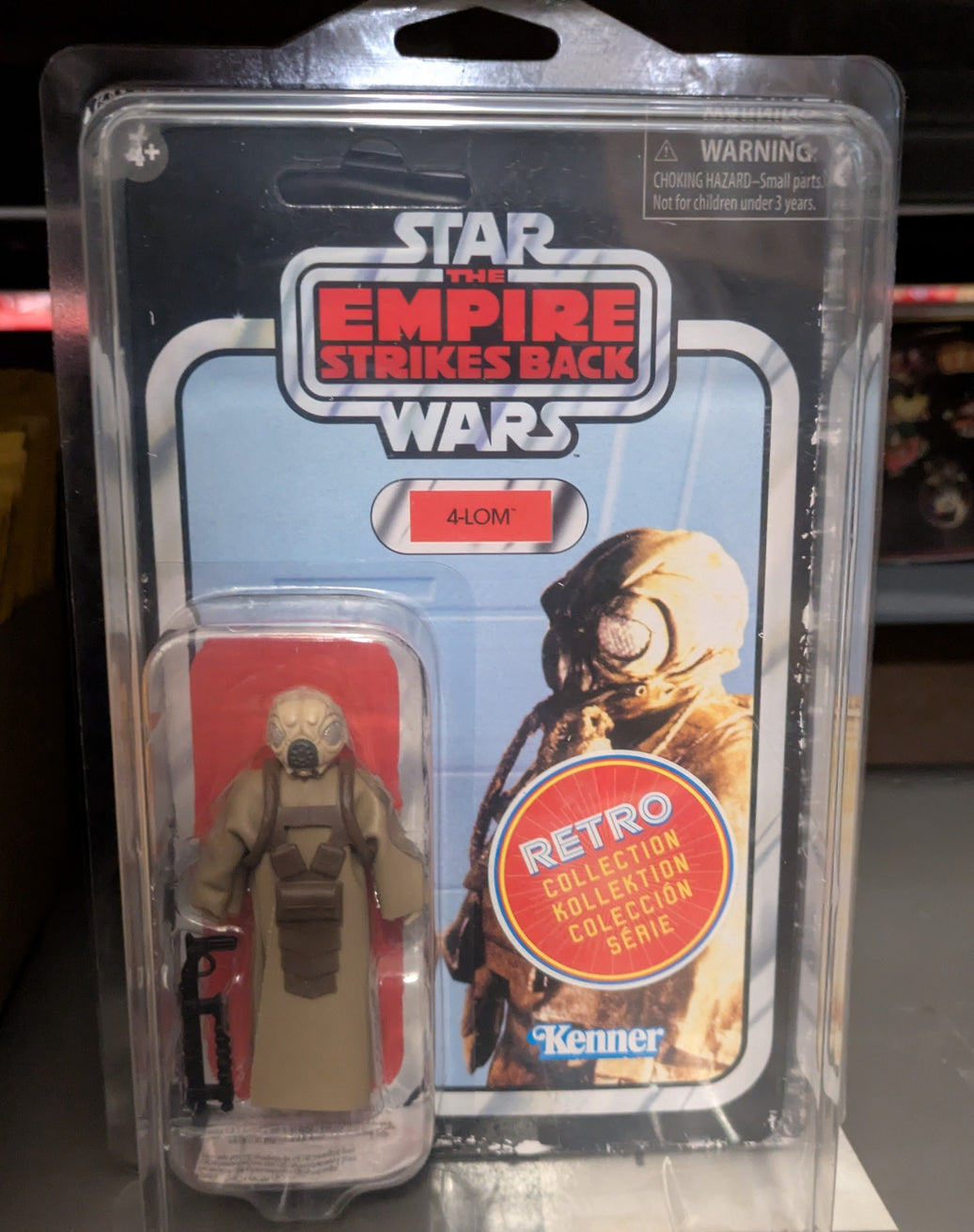 4-Lom Star Wars Retro Collection Action Figure in case Empire by Kenner, new in box 3.75-inch collectible