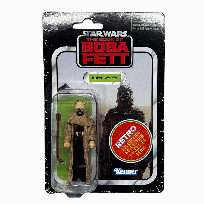 Tusken Warrior Star Wars Retro Collection Action Figure in case BOBF by Kenner in retro card packaging