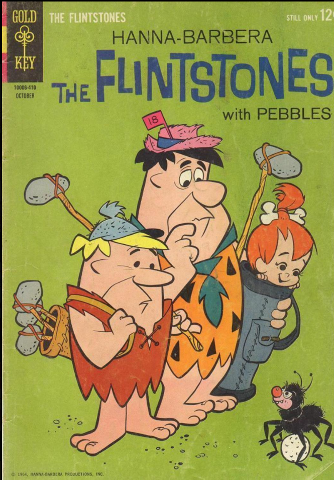 Cover of The Flintstones #22 comic book published by Gold Key Comics in 1964