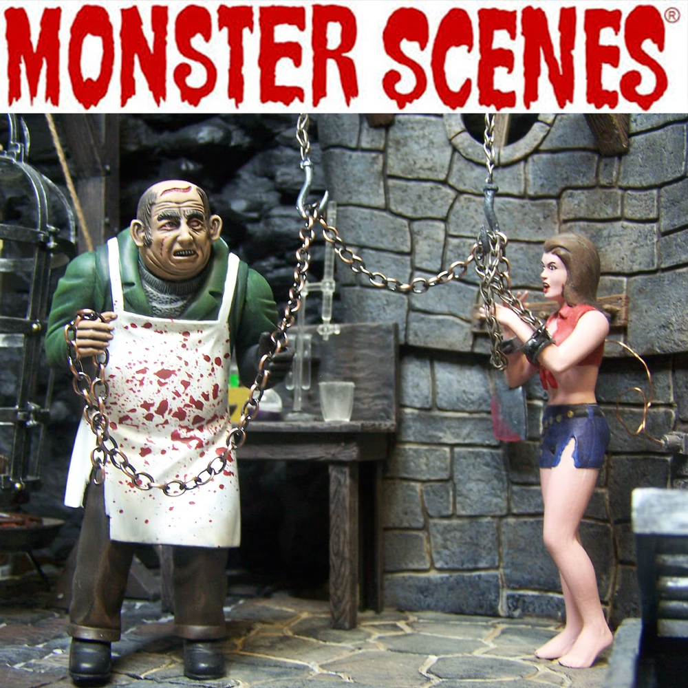 Monster Scenes Vintage Style Model Kits