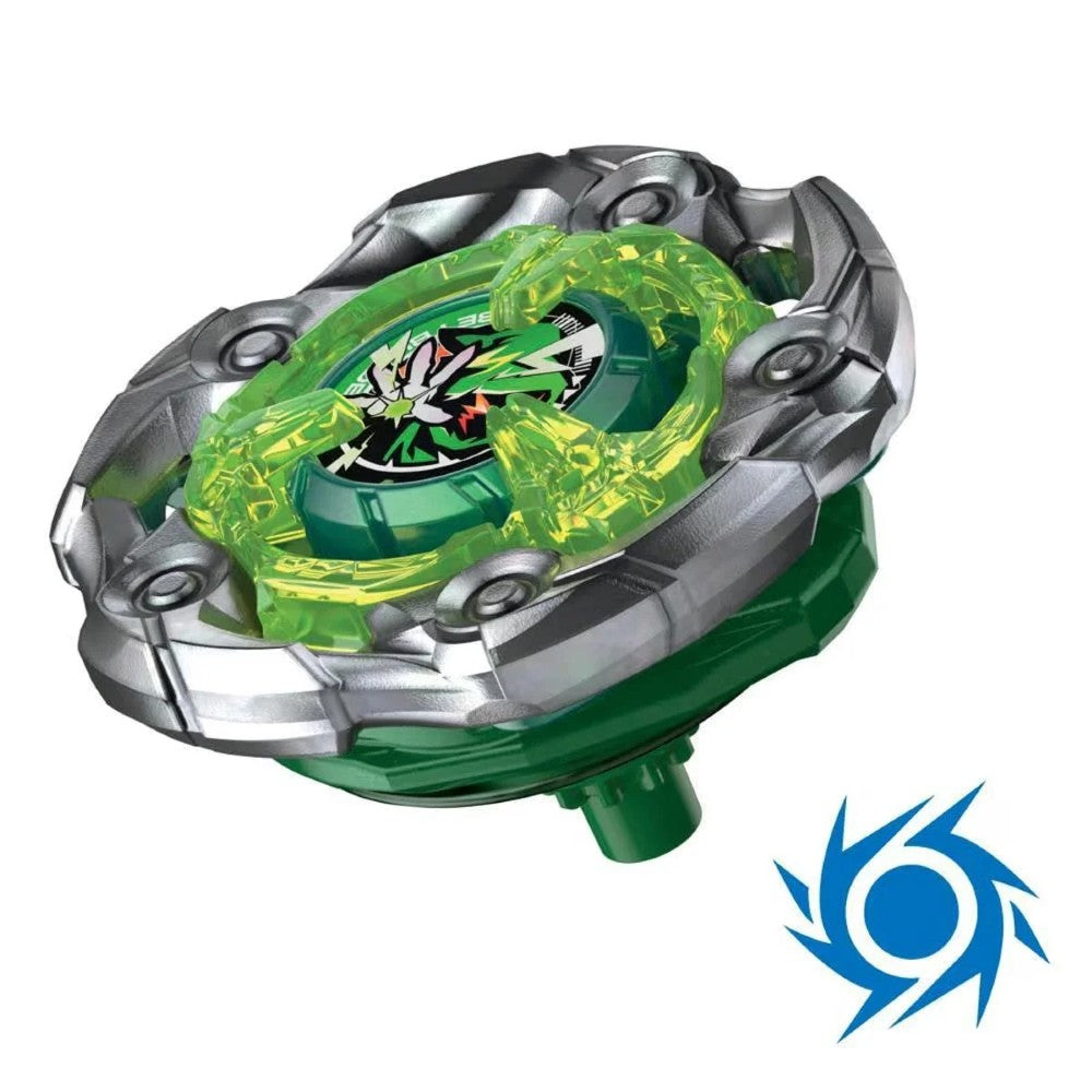 Green Wand Wizard Beyblade X Starter Pack Spinning Top Toy by Hasbro new in box with green and silver detailing