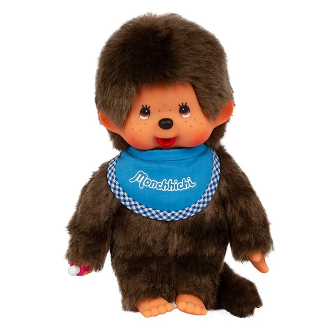 Monchhichi Doll with blue bib