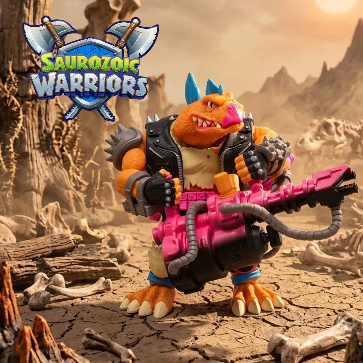 Saurozoic Warriors 1:12 Scale 6" Action Figures