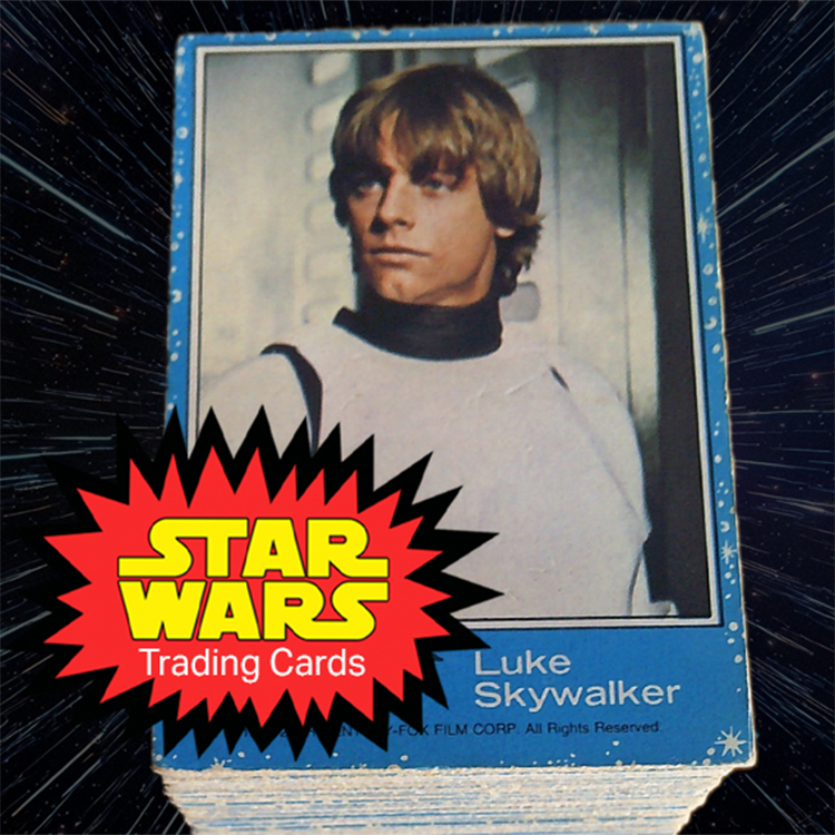 Star Wars Blue Series 1977 Topps Vintage Trading Cards