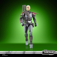 Star Wars Vintage Collection Crosshair action figure by Kenner with detailed armor and sniper gear on green background