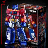 Blokees Figures Transformers Action Edition G1 Optimus Prime model kit by Hasbro with collectible packaging display