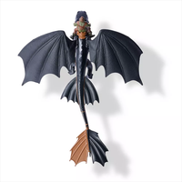 Spin Master How to Train Your Dragon Toothless and Hiccup action figures posed flying view from above