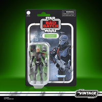 Kenner Star Wars Vintage Collection Crosshair action figure in classic packaging with character illustration and weapons