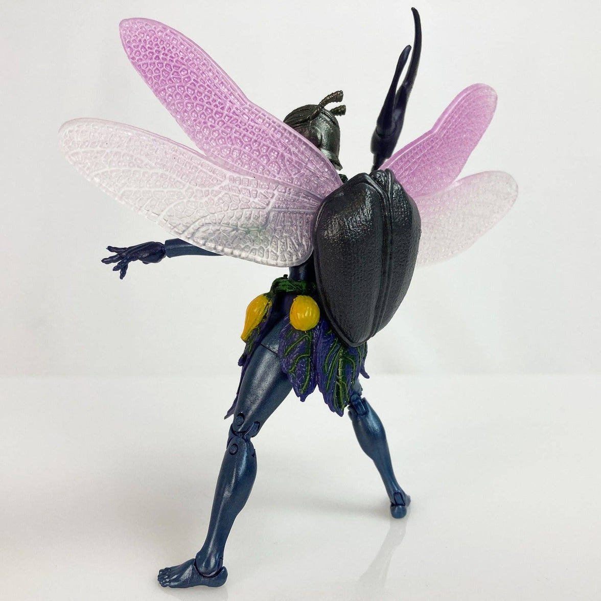 Faerie Warrior - Winged Terror Vitruvian H.A.C.K.S. Action Figure 1:18 Scale with translucent purple wings by Boss Fight Studio Llc new in box