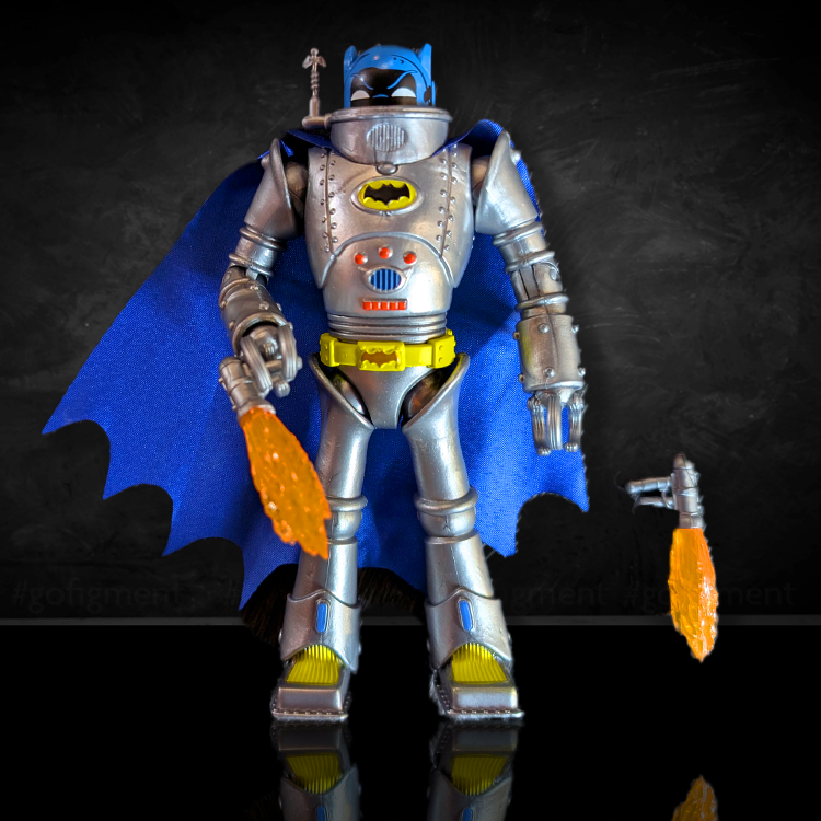 Robot Batman  Batman '66 LOOSE 1/12 Scale Action Figure McFarlane Toys image 0