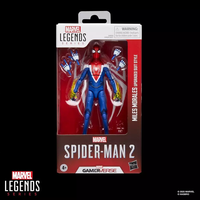 Marvel Legends Hasbro Miles Morales Upgraded Suit Spider-Man 2 Gamerverse 6-inch action figure in packaging