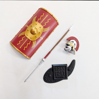 1:18 Scale Roman Soldier Mini Gear Kit (Roman Shield, Sword-Spear Pack for 3.75" - 4" Figures) by Boss Fight Studio Llc new in box