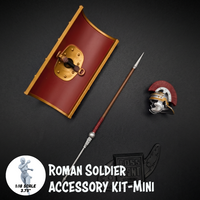 1:18 Scale Roman Soldier Mini Gear Kit (Roman Shield, Sword-Spear Pack for 3.75" - 4" Figures) by Boss Fight Studio Llc new in box