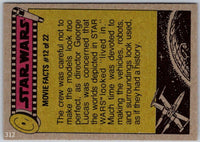1977 Go Figment TOPPS Star Wars Movie Facts card #12 of 22 from Orange Series 4 trading cards set
