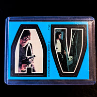 1980 Go Figment vintage Star Wars Empire Strikes Back sticker letters A and V with Luke Skywalker images