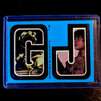 1980 TOPPS Empire Strikes Back Star Wars sticker letters G and J featuring C-3PO and Luke Skywalker by Go Figment