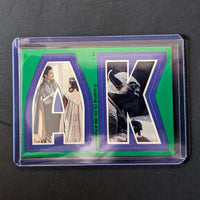 1980 Go Figment Star Wars Empire Strikes Back vintage sticker letters A and K featuring Yoda and characters
