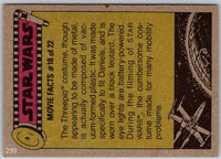 1977 Go Figment TOPPS STAR WARS Orange Series 4 trading card Movie Facts Threepio #18 of 22