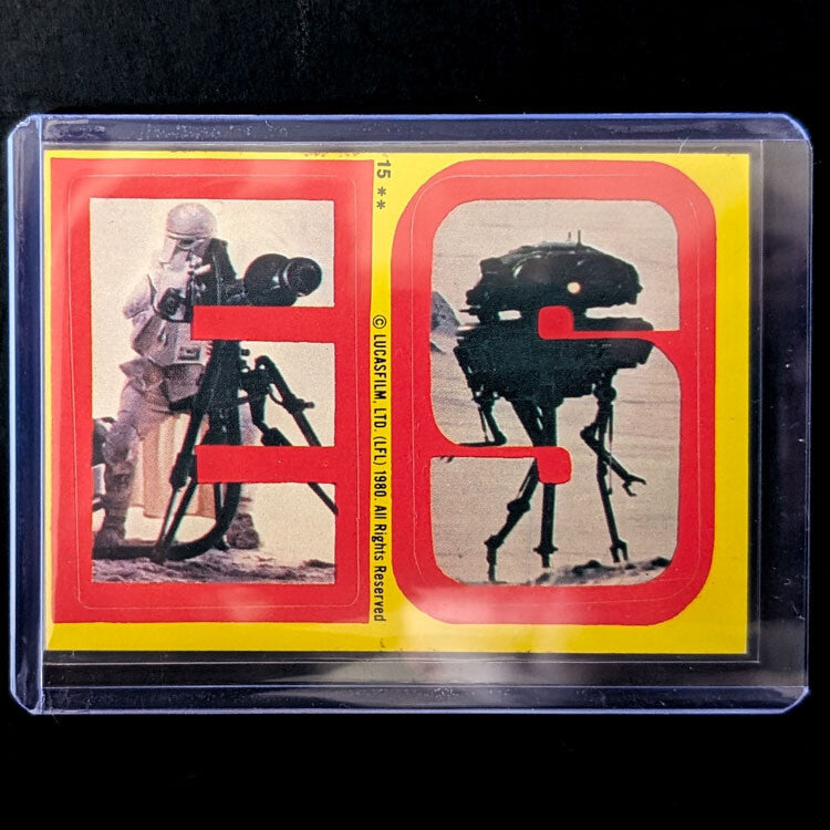 1980 TOPPS Empire Strikes Back sticker set by Go Figment featuring vintage Star Wars characters and scenes