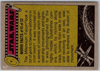 1977 TOPPS STAR WARS Trading Cards Orange Series 4 Movie Facts #13 Millenium Falcon card by Go Figment