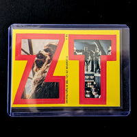 1980 Topps Empire Strikes Back Star Wars sticker featuring Chewbacca and droids in letters ZT by Go Figment