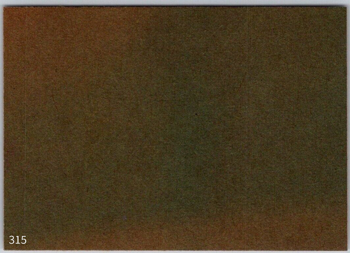 1977 TOPPS STAR WARS Orange Series 4 trading card blank back numbered 315 by Go Figment
