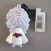 Monogram Senemi Shinazugawa Demon Slayer bag clip keychain in 3D foam PVC featuring Lower Moon 5 character design