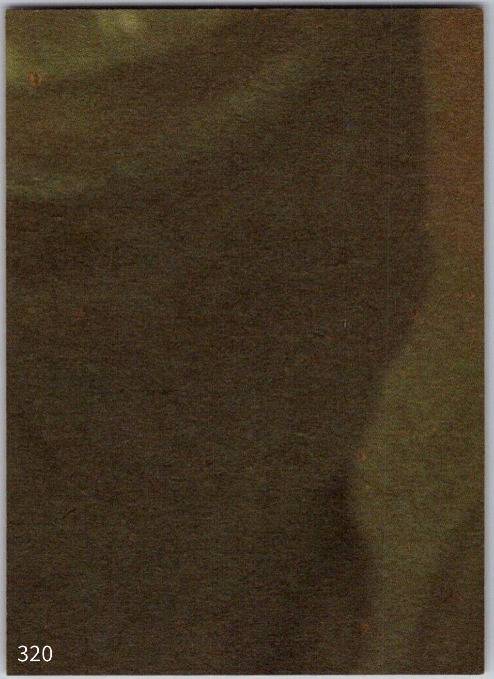 1977 TOPPS STAR WARS Trading Card number 320 from Orange Series 4 by Go Figment with dark abstract design